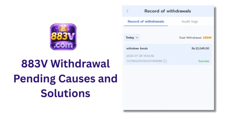 883V Withdrawal Pending Causes and Solutions