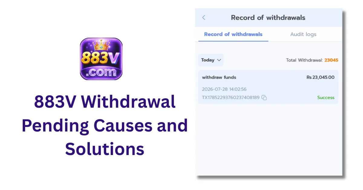 883V Withdrawal Pending Causes and Solutions