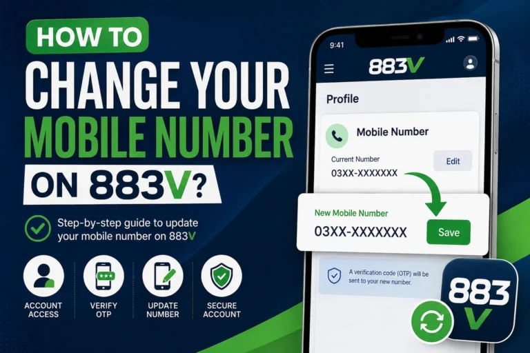 how to change mobile number on 883v